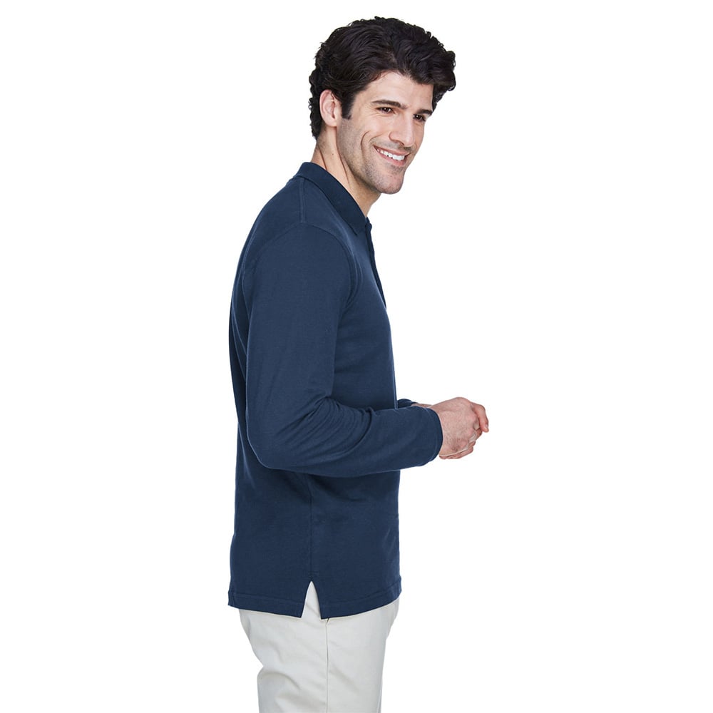 UltraClub 8532 Men's Classic Long - Sleeve Piqué Polo - Gorvex.com