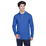 UltraClub 8532 Men's Classic Long - Sleeve Piqué Polo - Gorvex.com