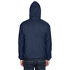 UltraClub 8915 Men's Fleece - Lined Hooded® Jacket - Gorvex.com