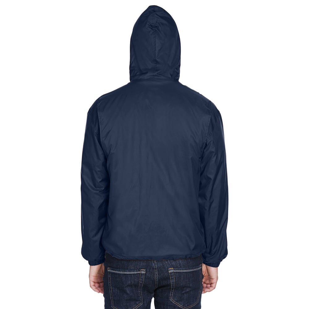 UltraClub 8915 Men's Fleece - Lined Hooded® Jacket - Gorvex.com