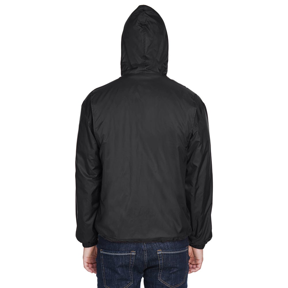 UltraClub 8915 Men's Fleece - Lined Hooded® Jacket - Gorvex.com