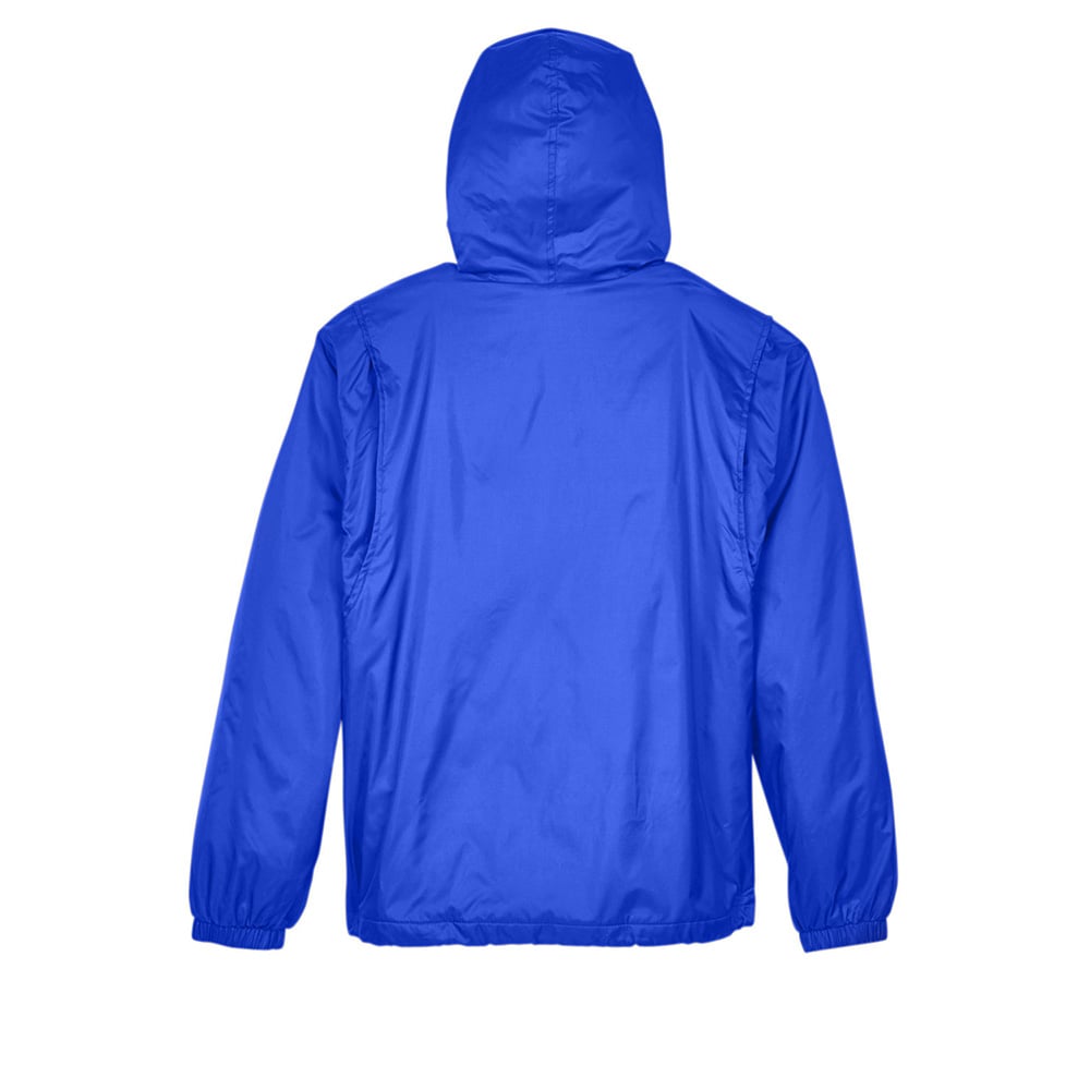 UltraClub 8915 Men's Fleece - Lined Hooded® Jacket - Gorvex.com