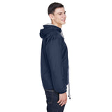 UltraClub 8915 Men's Fleece - Lined Hooded® Jacket - Gorvex.com