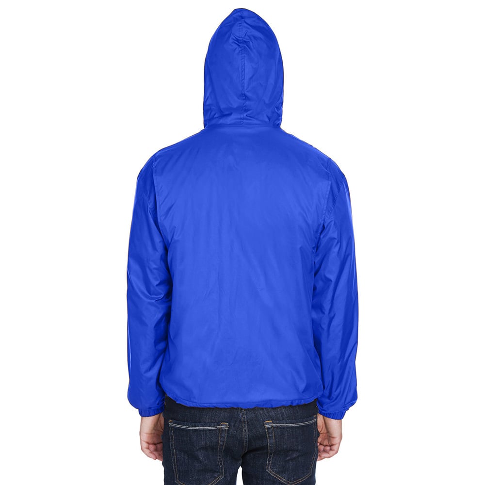 UltraClub 8915 Men's Fleece - Lined Hooded® Jacket - Gorvex.com