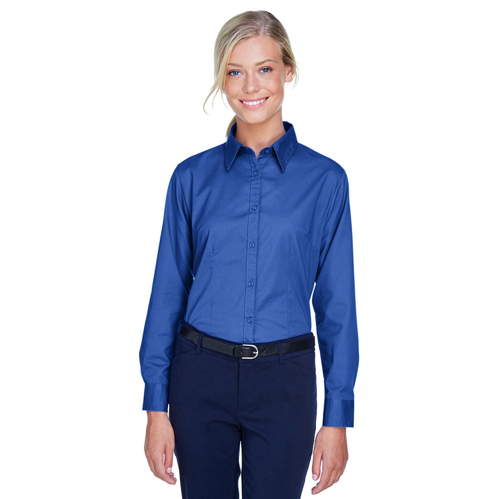 UltraClub 8976 Ladies' Whisper Twill Shirt - Gorvex.com