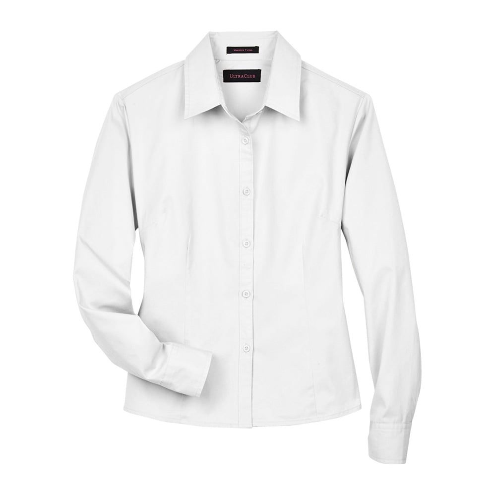 UltraClub 8976 Ladies' Whisper Twill Shirt - Gorvex.com