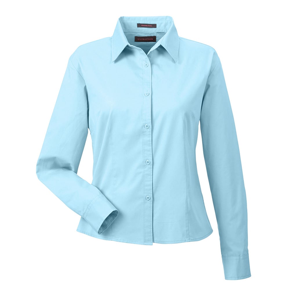 UltraClub 8976 Ladies' Whisper Twill Shirt - Gorvex.com