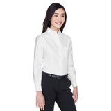 UltraClub 8990 Ladies' Classic Wrinkle - Resistant Long - Sleeve Oxford - Gorvex.com