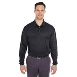 UltraClub Cool & Dry 8210LS Long - Sleeve Mesh® Piqué Polo - Gorvex.com