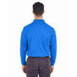 UltraClub Cool & Dry 8210LS Long - Sleeve Mesh® Piqué Polo - Gorvex.com