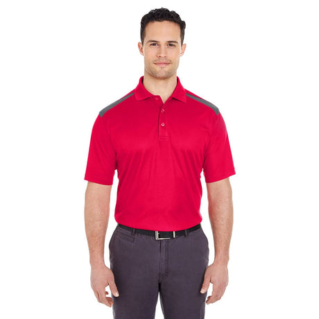 UltraClub Cool & Dry 8215 Two - Tone Mesh Piqué Polo - Gorvex.com