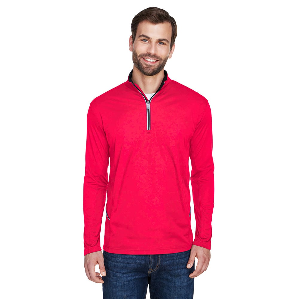 UltraClub Cool & Dry 8230 Men's Sport Quarter - Zip Pullover - Gorvex.com