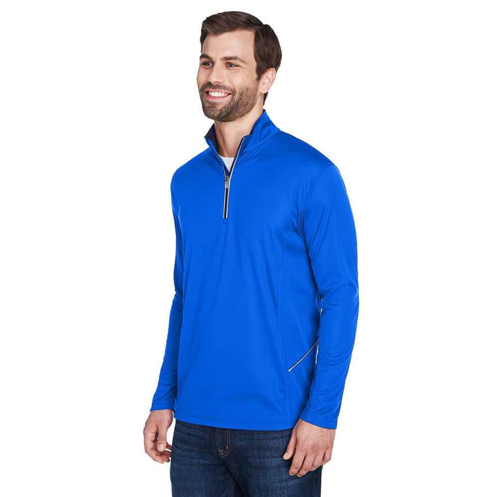 UltraClub Cool & Dry 8230 Men's Sport Quarter - Zip Pullover - Gorvex.com