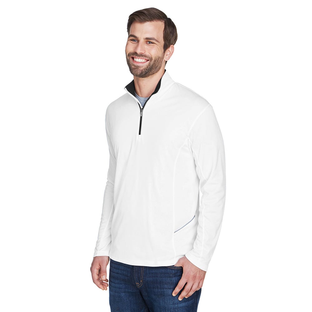 UltraClub Cool & Dry 8230 Men's Sport Quarter - Zip Pullover - Gorvex.com