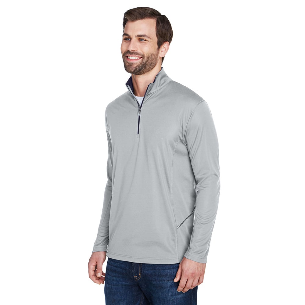 UltraClub Cool & Dry 8230 Men's Sport Quarter - Zip Pullover - Gorvex.com