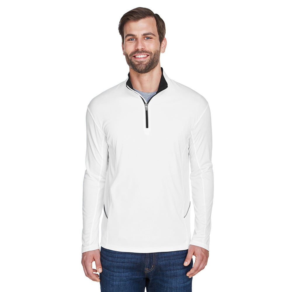 UltraClub Cool & Dry 8230 Men's Sport Quarter - Zip Pullover - Gorvex.com