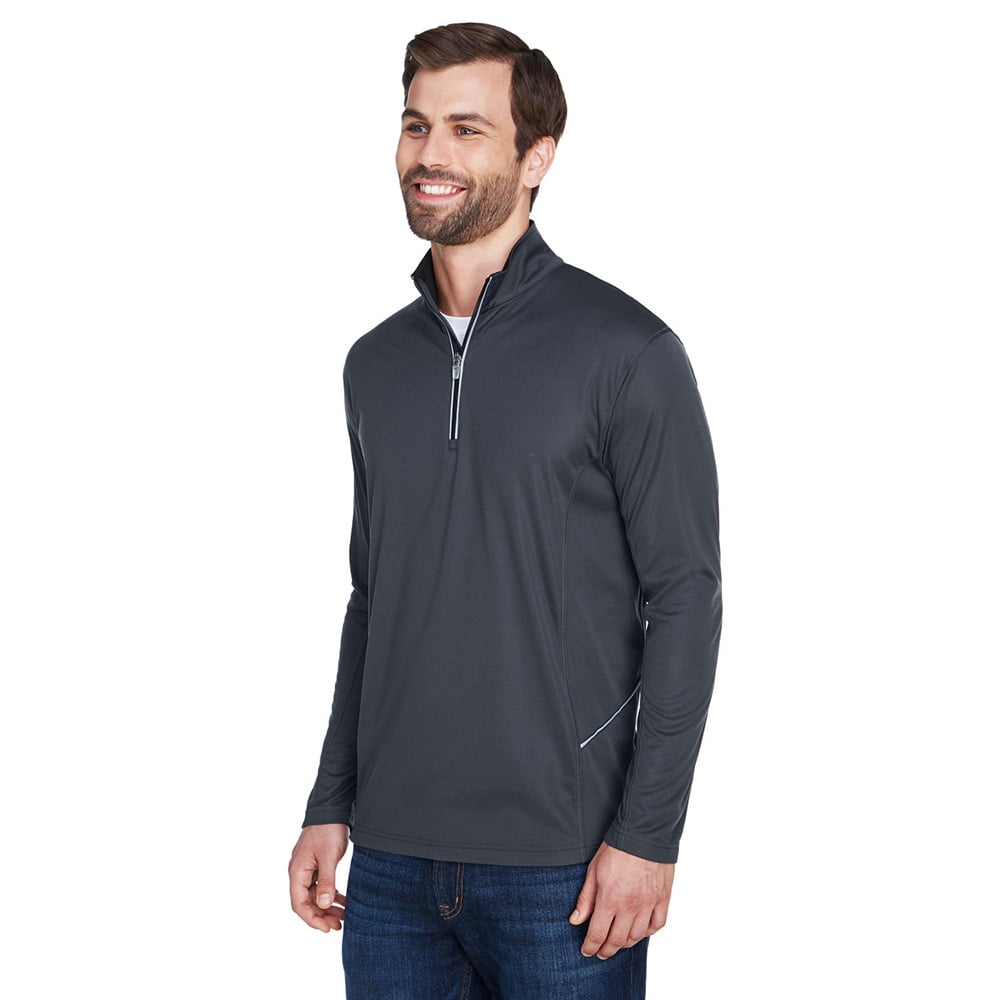 UltraClub Cool & Dry 8230 Men's Sport Quarter - Zip Pullover - Gorvex.com