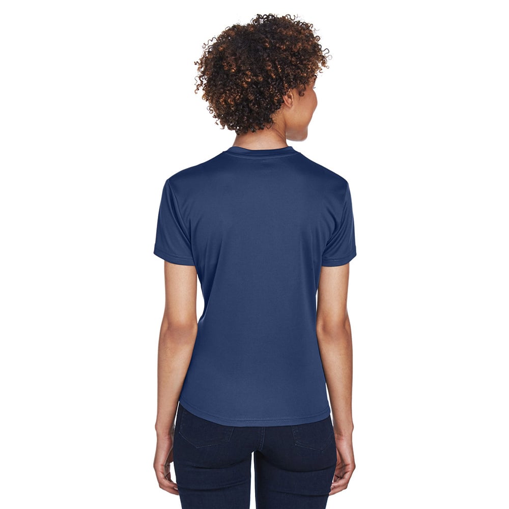 UltraClub Cool & Dry 8400L Ladies' Sport V - Neck T-Shirt - Gorvex.com