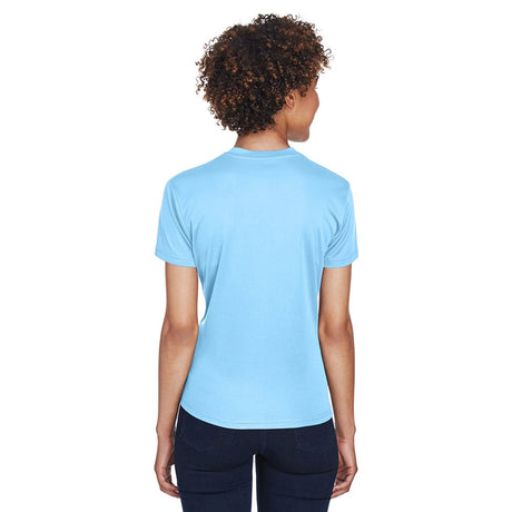 UltraClub Cool & Dry 8400L Ladies' Sport V - Neck T-Shirt - Gorvex.com