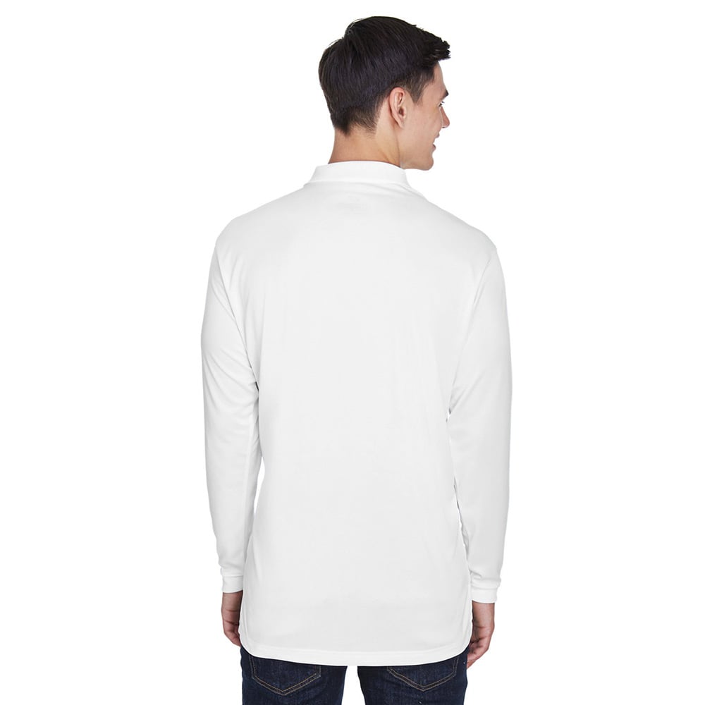 UltraClub Cool & Dry 8405LS Men's Sport Long - Sleeve Polo - Gorvex.com