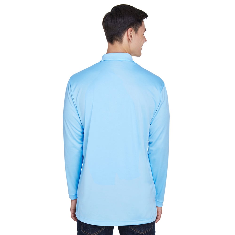 UltraClub Cool & Dry 8405LS Men's Sport Long - Sleeve Polo - Gorvex.com