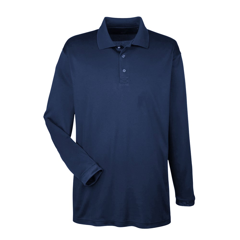 UltraClub Cool & Dry 8405LS Men's Sport Long - Sleeve Polo - Gorvex.com