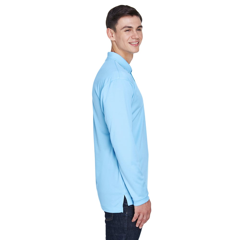 UltraClub Cool & Dry 8405LS Men's Sport Long - Sleeve Polo - Gorvex.com