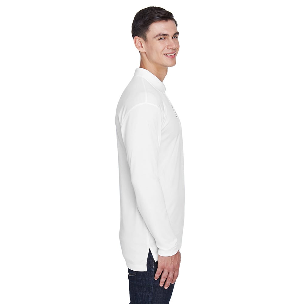 UltraClub Cool & Dry 8405LS Men's Sport Long - Sleeve Polo - Gorvex.com