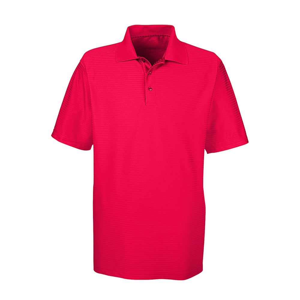 UltraClub Cool & Dry 8413 Men's Performance Polo with Tonal Stripes - Gorvex.com