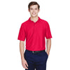 UltraClub Cool & Dry 8413 Men's Performance Polo with Tonal Stripes - Gorvex.com