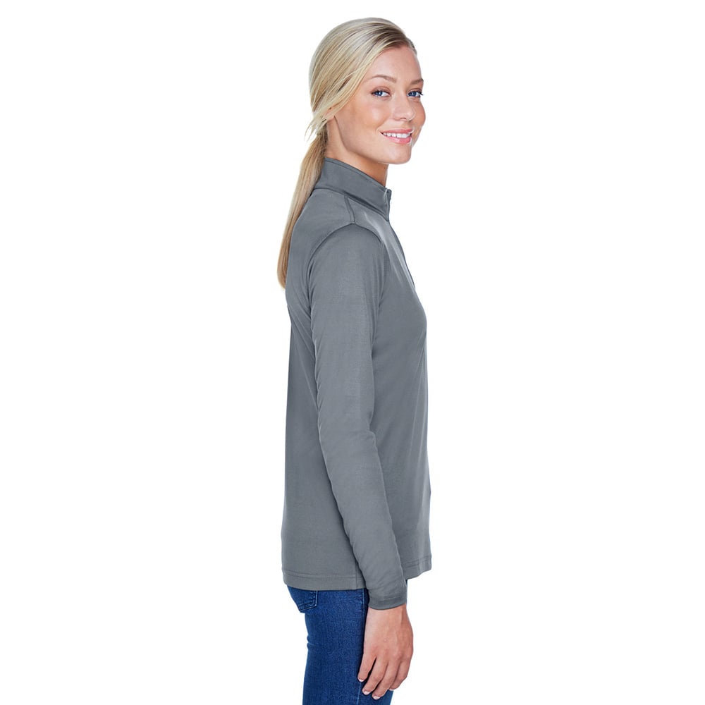 UltraClub Cool & Dry 8424L Ladies' Sport Quarter - Zip Pullover - Gorvex.com