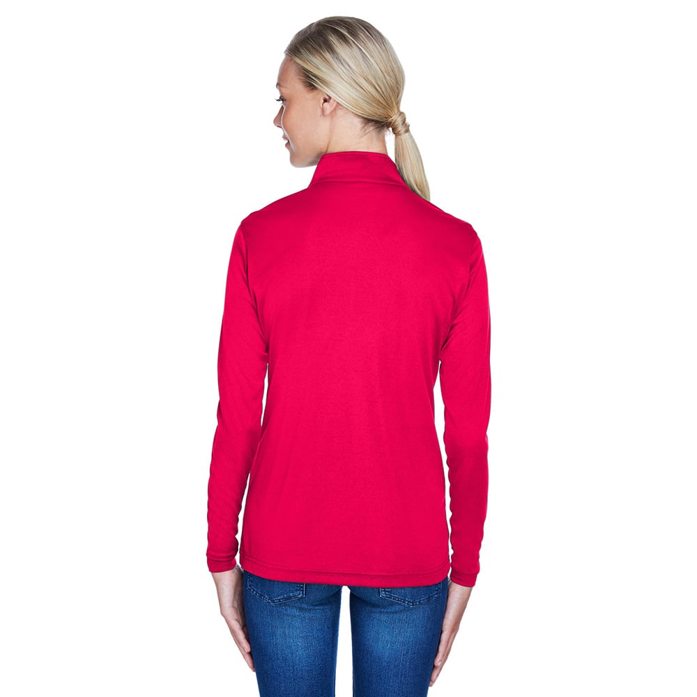 UltraClub Cool & Dry 8424L Ladies' Sport Quarter - Zip Pullover - Gorvex.com