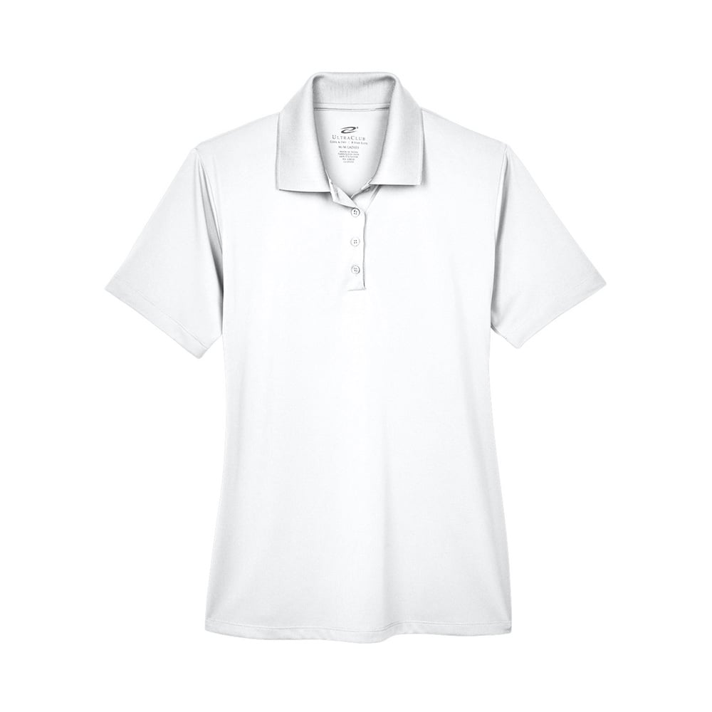 UltraClub Cool & Dry 8610L Ladies' Elite Performance Interlock Polo - Gorvex.com