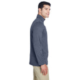 UltraClub Cool & Dry 8618 Men's Heathered Performance Quarter - Zip - Gorvex.com