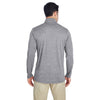 UltraClub Cool & Dry 8618 Men's Heathered Performance Quarter - Zip - Gorvex.com