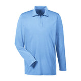 UltraClub Cool & Dry 8618 Men's Heathered Performance Quarter - Zip - Gorvex.com