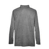 UltraClub Cool & Dry 8618 Men's Heathered Performance Quarter - Zip - Gorvex.com