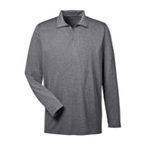 UltraClub Cool & Dry 8618 Men's Heathered Performance Quarter - Zip - Gorvex.com