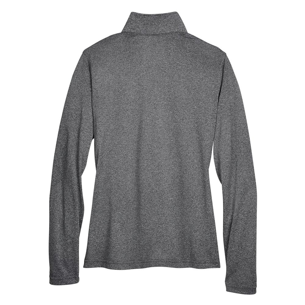 UltraClub Cool & Dry 8618W Ladies' Heathered Performance Quarter - Zip - Gorvex.com