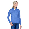 UltraClub Cool & Dry 8618W Ladies' Heathered Performance Quarter - Zip - Gorvex.com