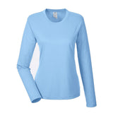 UltraClub Cool & Dry 8622W Ladies' Performance Long - Sleeve T-Shirt - Gorvex.com