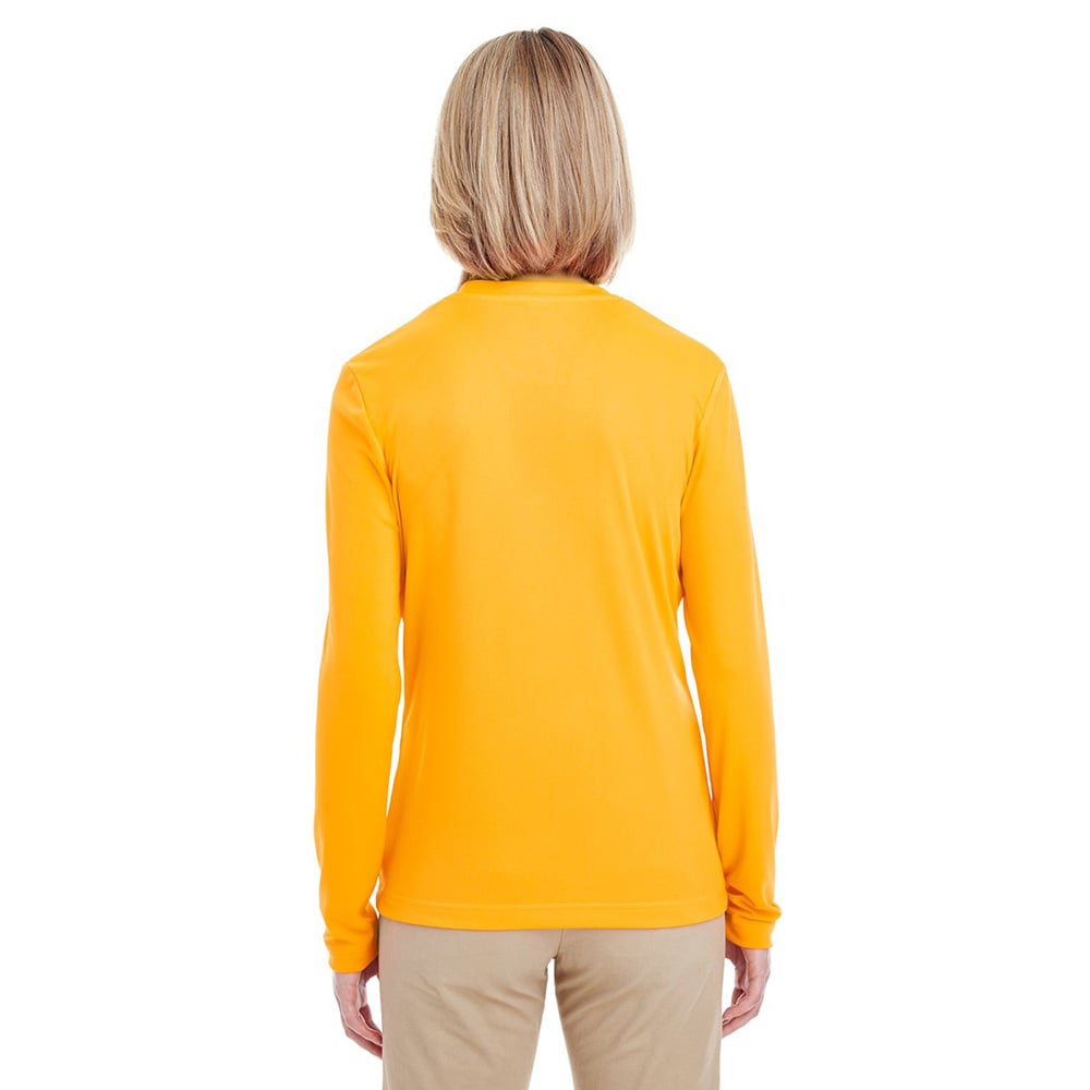 UltraClub Cool & Dry 8622W Ladies' Performance Long - Sleeve T-Shirt - Gorvex.com