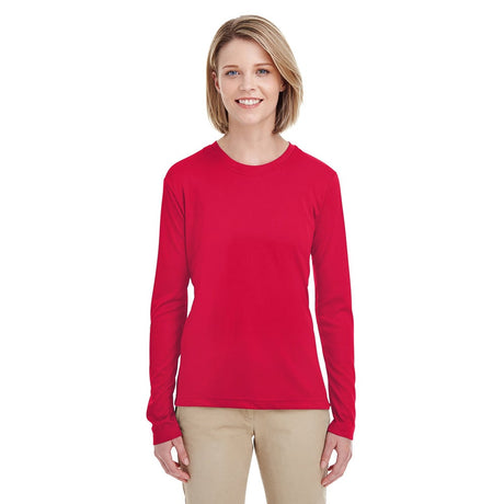 UltraClub Cool & Dry 8622W Ladies' Performance Long - Sleeve T-Shirt - Gorvex.com