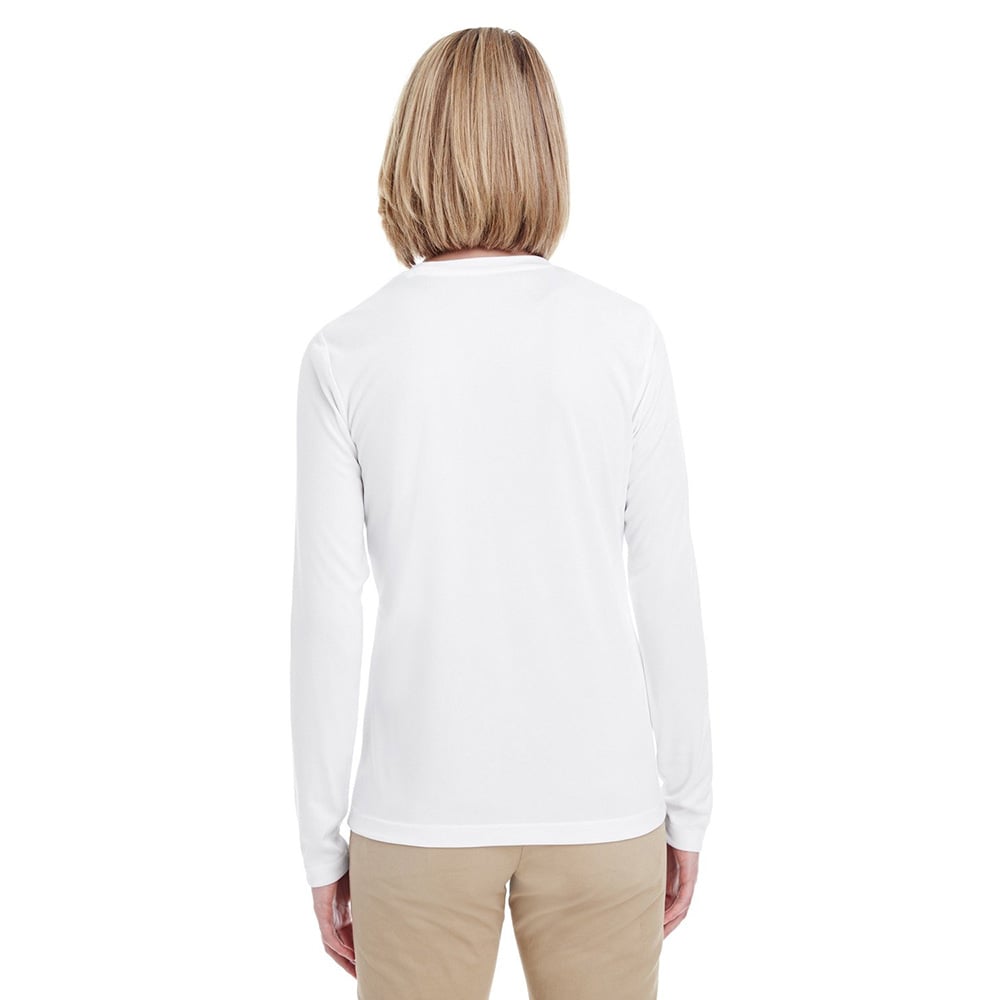 UltraClub Cool & Dry 8622W Ladies' Performance Long - Sleeve T-Shirt - Gorvex.com