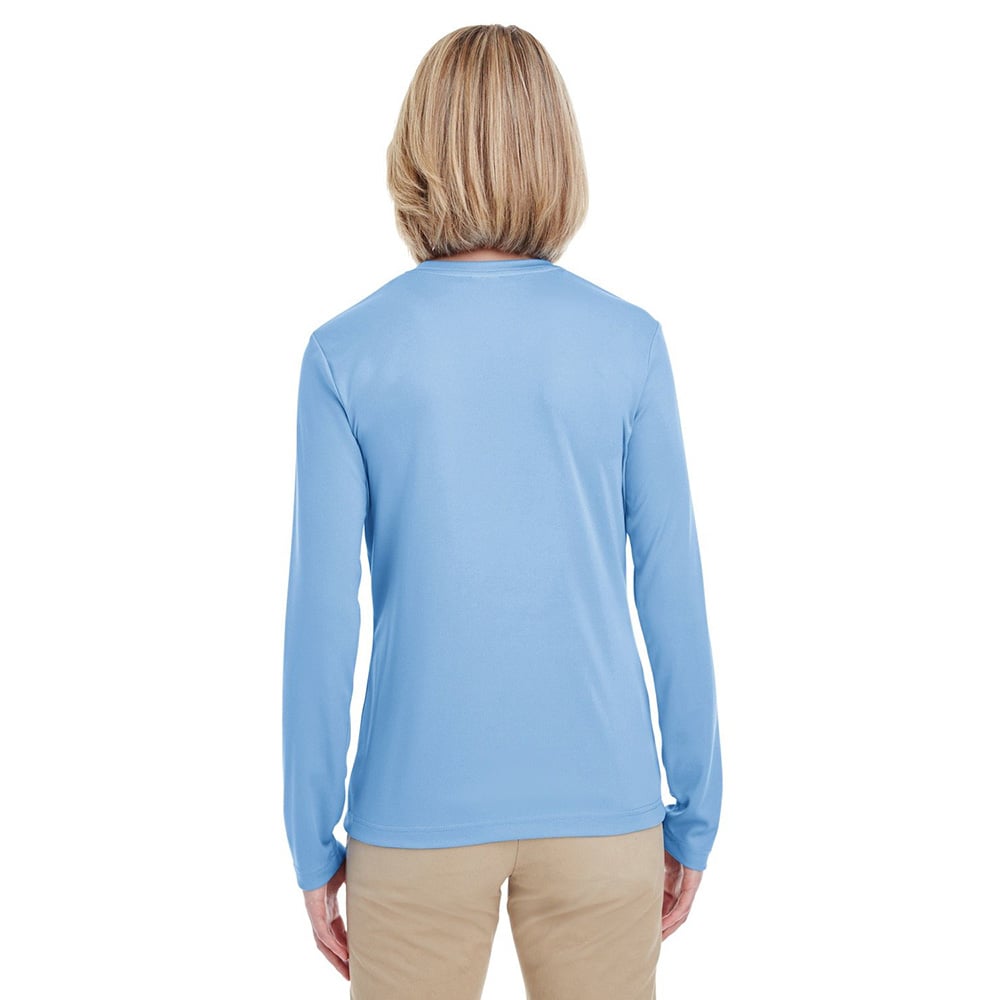 UltraClub Cool & Dry 8622W Ladies' Performance Long - Sleeve T-Shirt - Gorvex.com