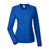 UltraClub Cool & Dry 8622W Ladies' Performance Long - Sleeve T-Shirt - Gorvex.com