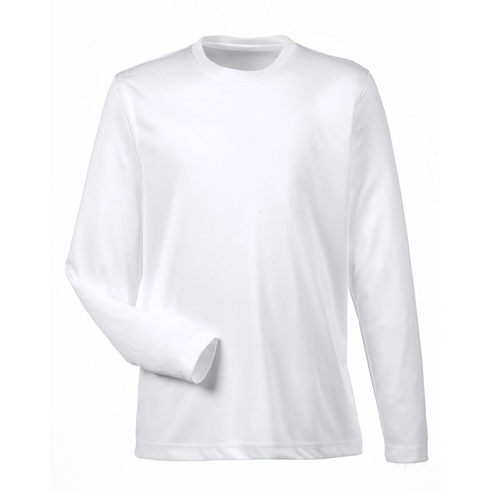 UltraClub Cool & Dry 8622Y Youth Performance Long - Sleeve T-Shirt - Gorvex.com