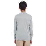 UltraClub Cool & Dry 8622Y Youth Performance Long - Sleeve T-Shirt - Gorvex.com