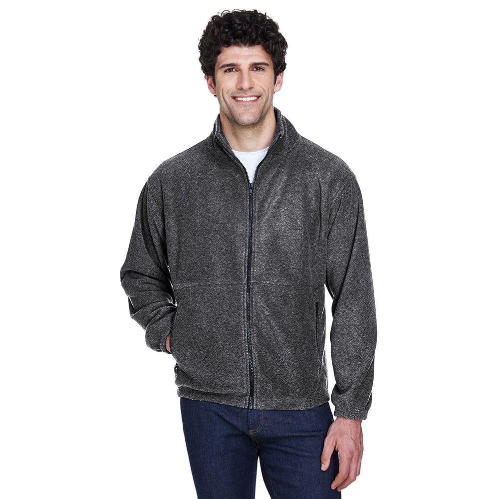 UltraClub Iceberg 8485 Men's Fleece Full - Zip Jacket - Gorvex.com