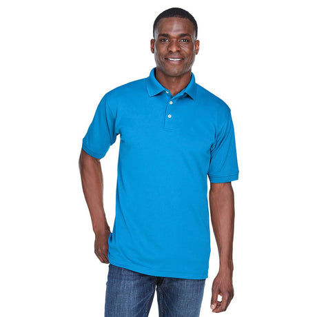 UltraClub U8315 Men's Piqué Polo with TempControl Technology - Gorvex.com